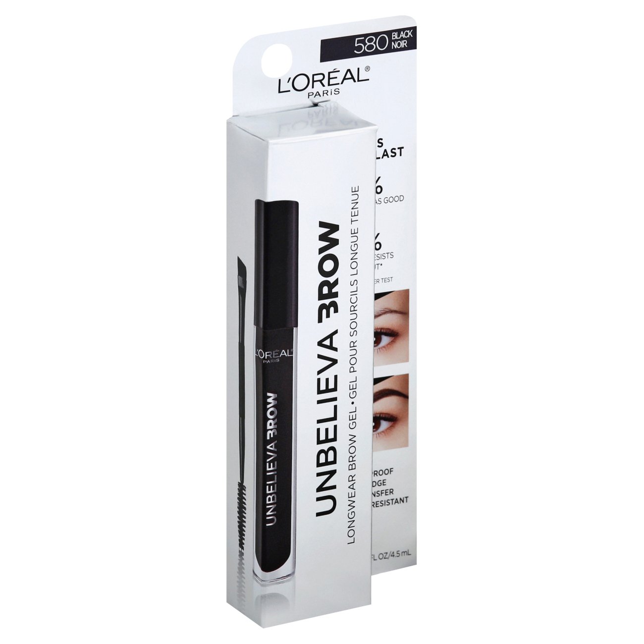L'Oreal Paris UnbelievaBrow Gel Waterproof Black Shop Eyes at HEB