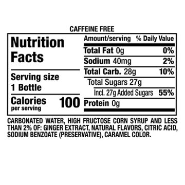 Canada Dry Ginger Ale Soda 6 pk Bottles, 10 oz