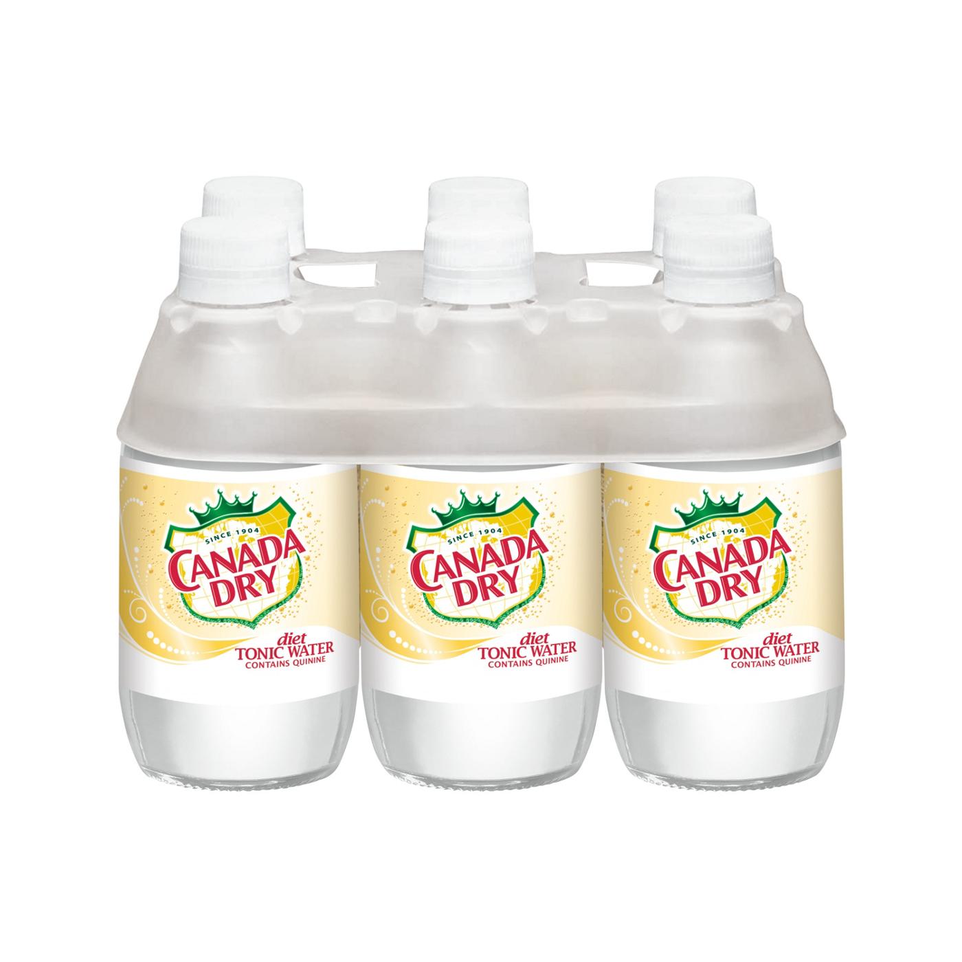 Canada Dry Diet Tonic Water 10 oz Bottles; image 1 of 2