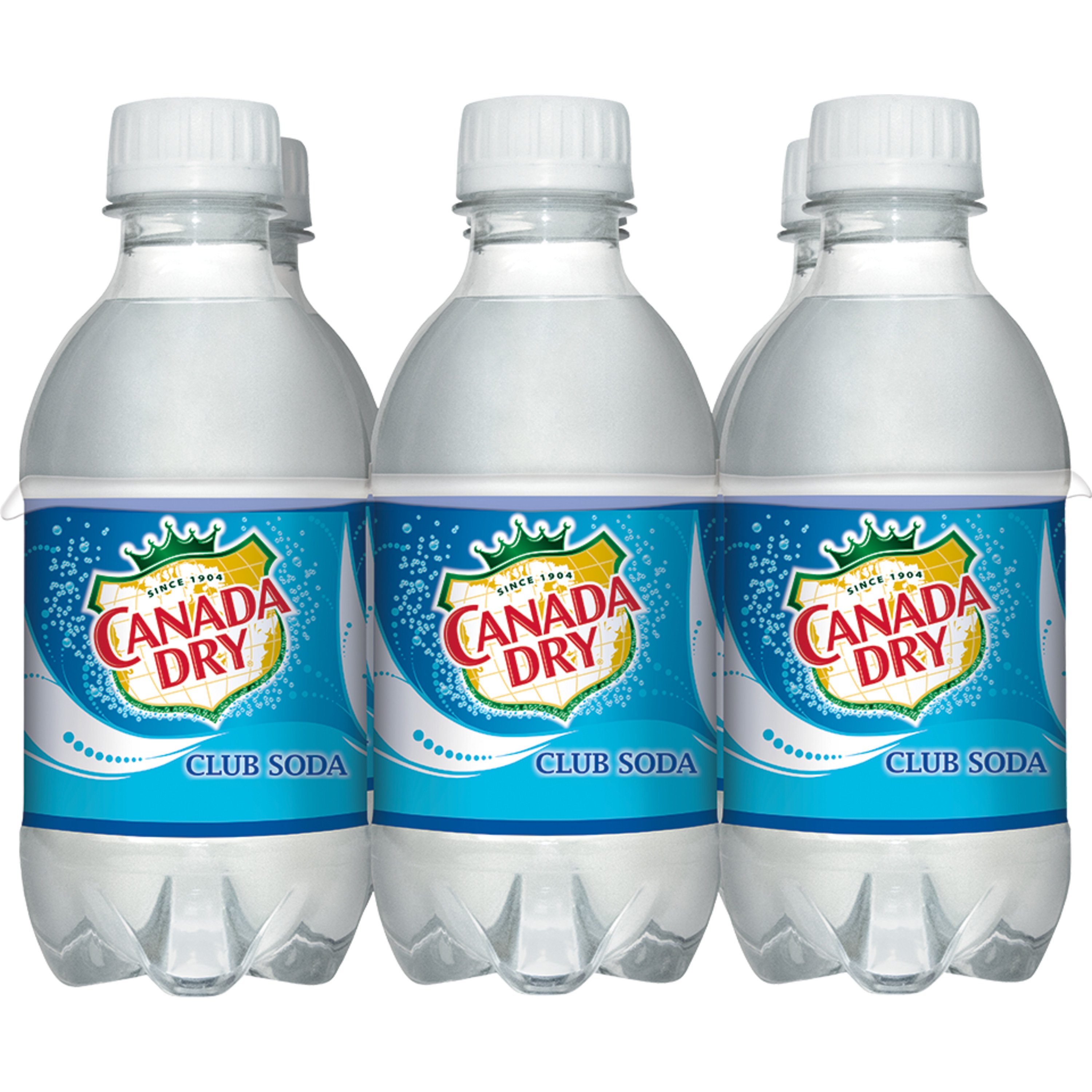Canada Dry Club Soda 10 Oz Bottles Shop Cocktail Mixers At H E B