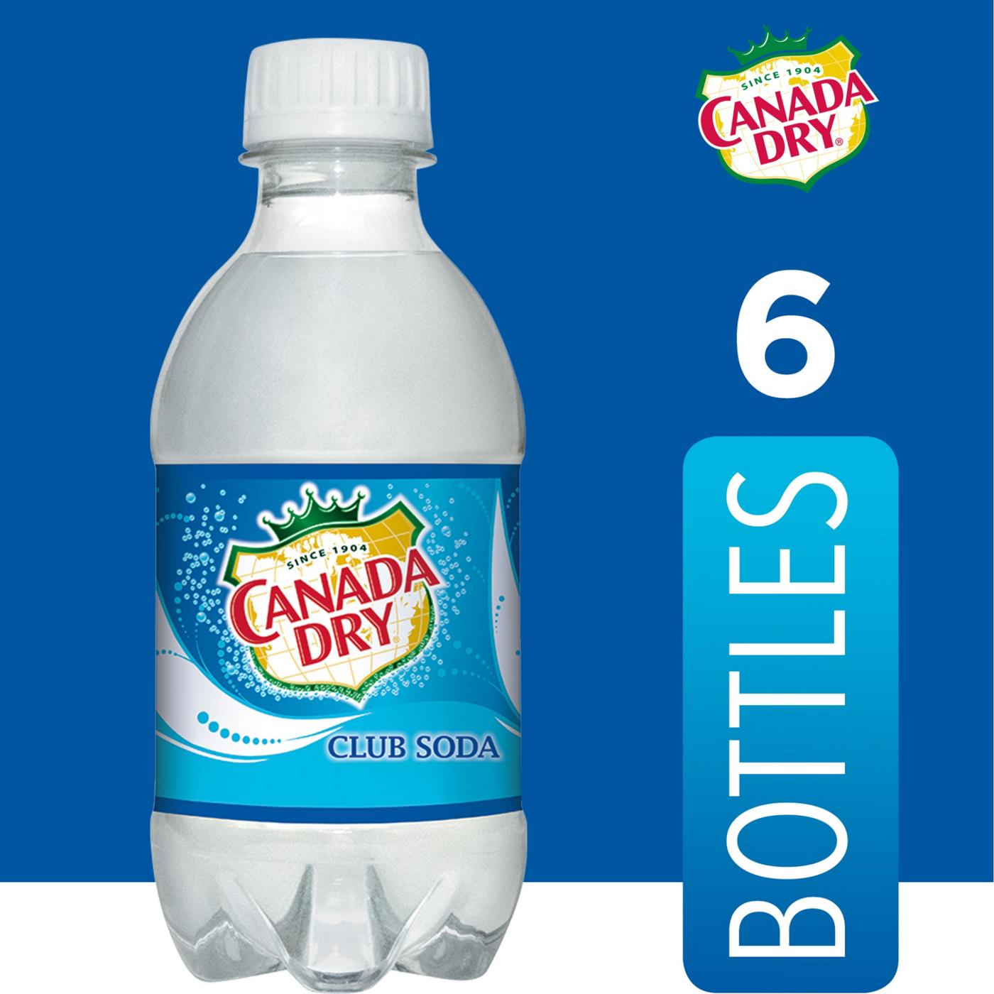 Canada Dry Club Soda 10 oz Bottles; image 3 of 3