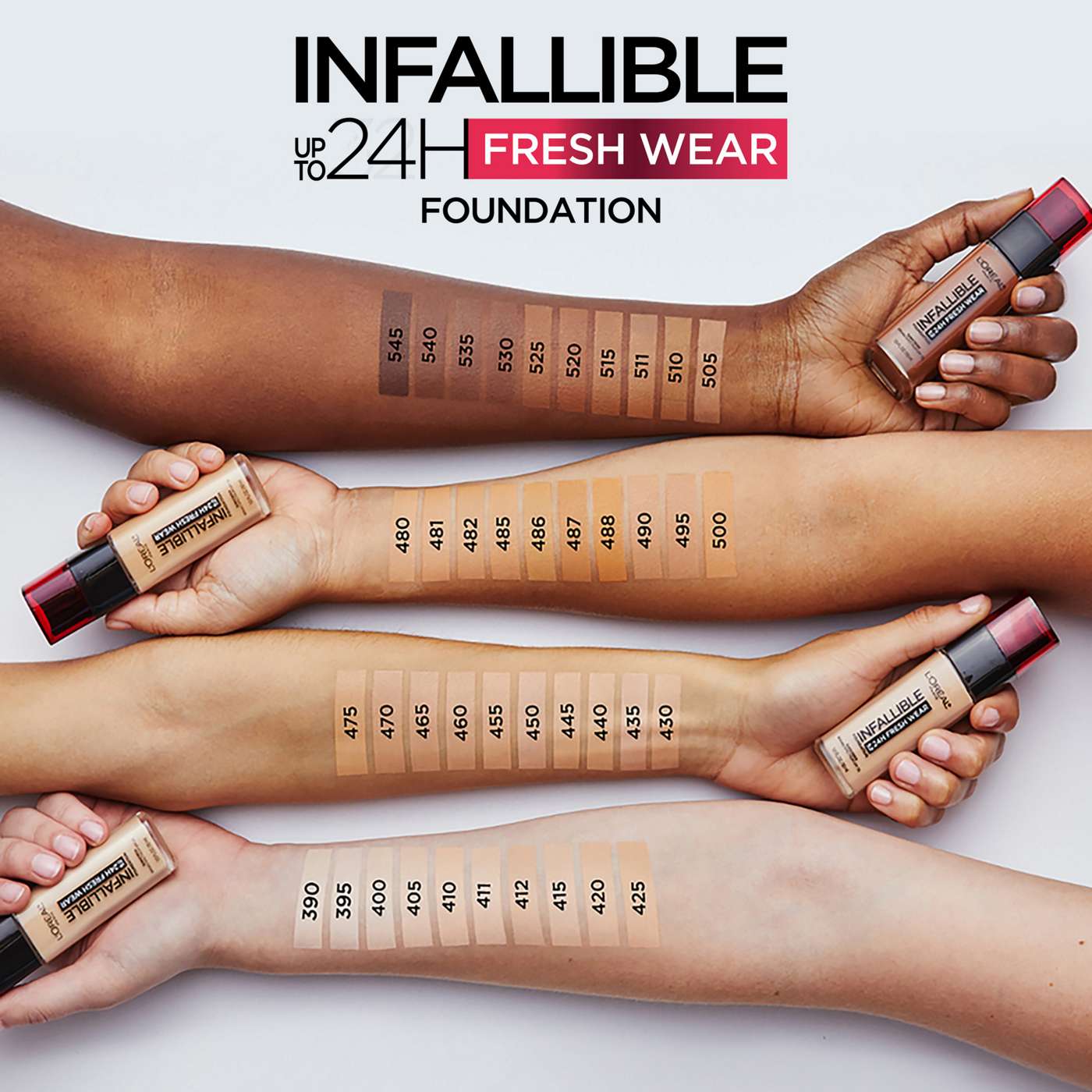 L'Oréal Paris Infallible Up to 24 Hour Fresh Wear Foundation - Lightweight Natural Rose; image 7 of 7