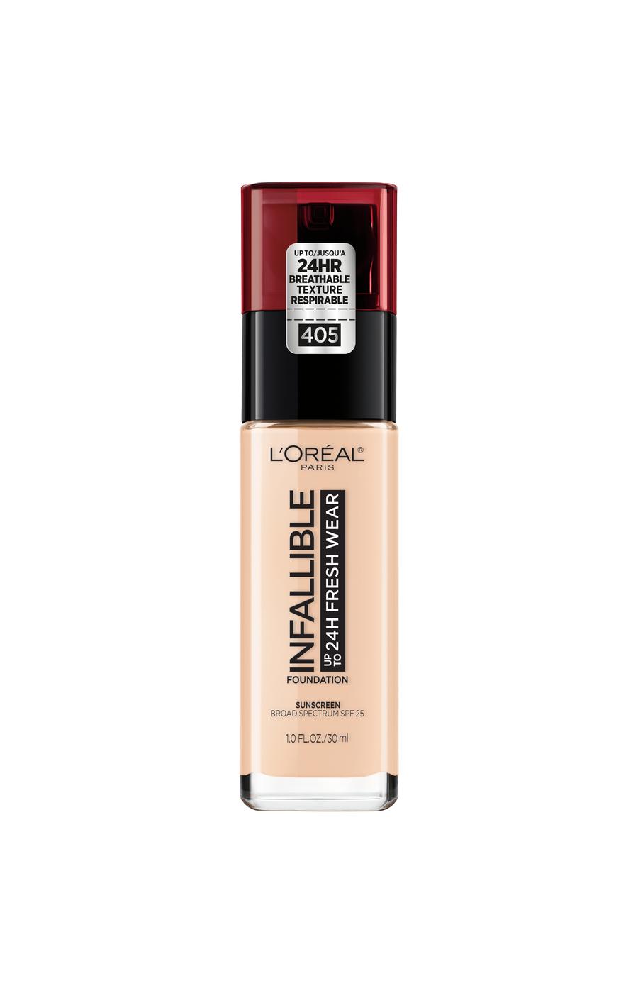 L'Oréal Paris Infallible 24 Hour Fresh Wear Foundation - 405 Porcelain; image 1 of 7