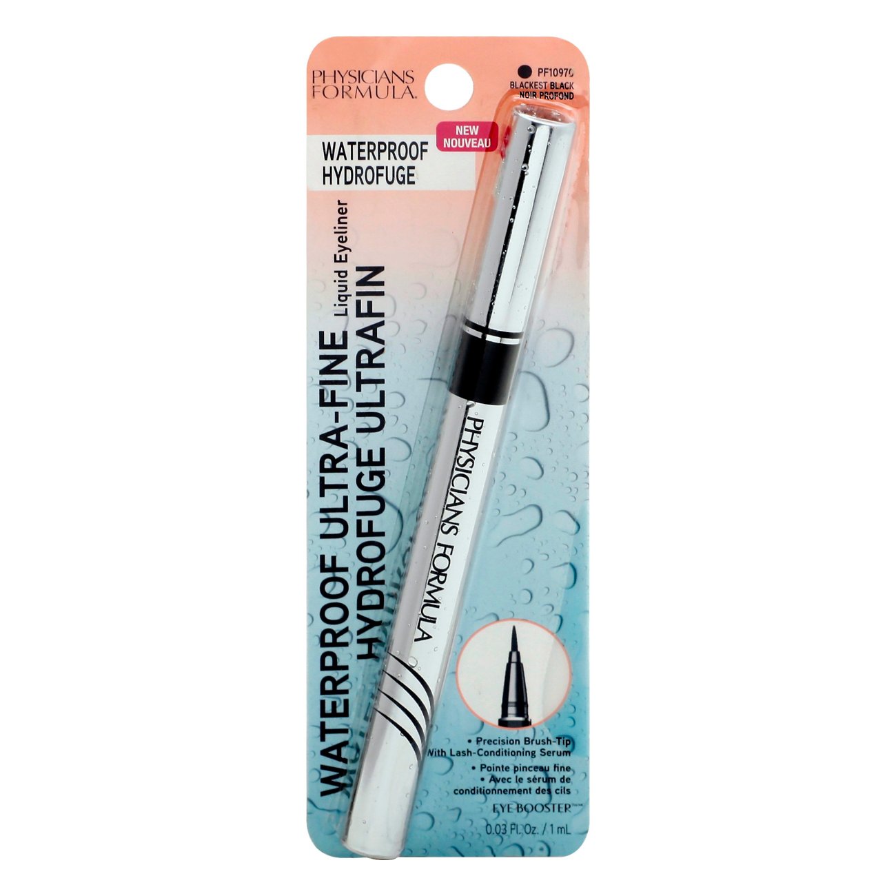 Physicians Formula Waterproof UltraFine Liquid Eyeliner Blackest Black Shop Eyeliner at HEB