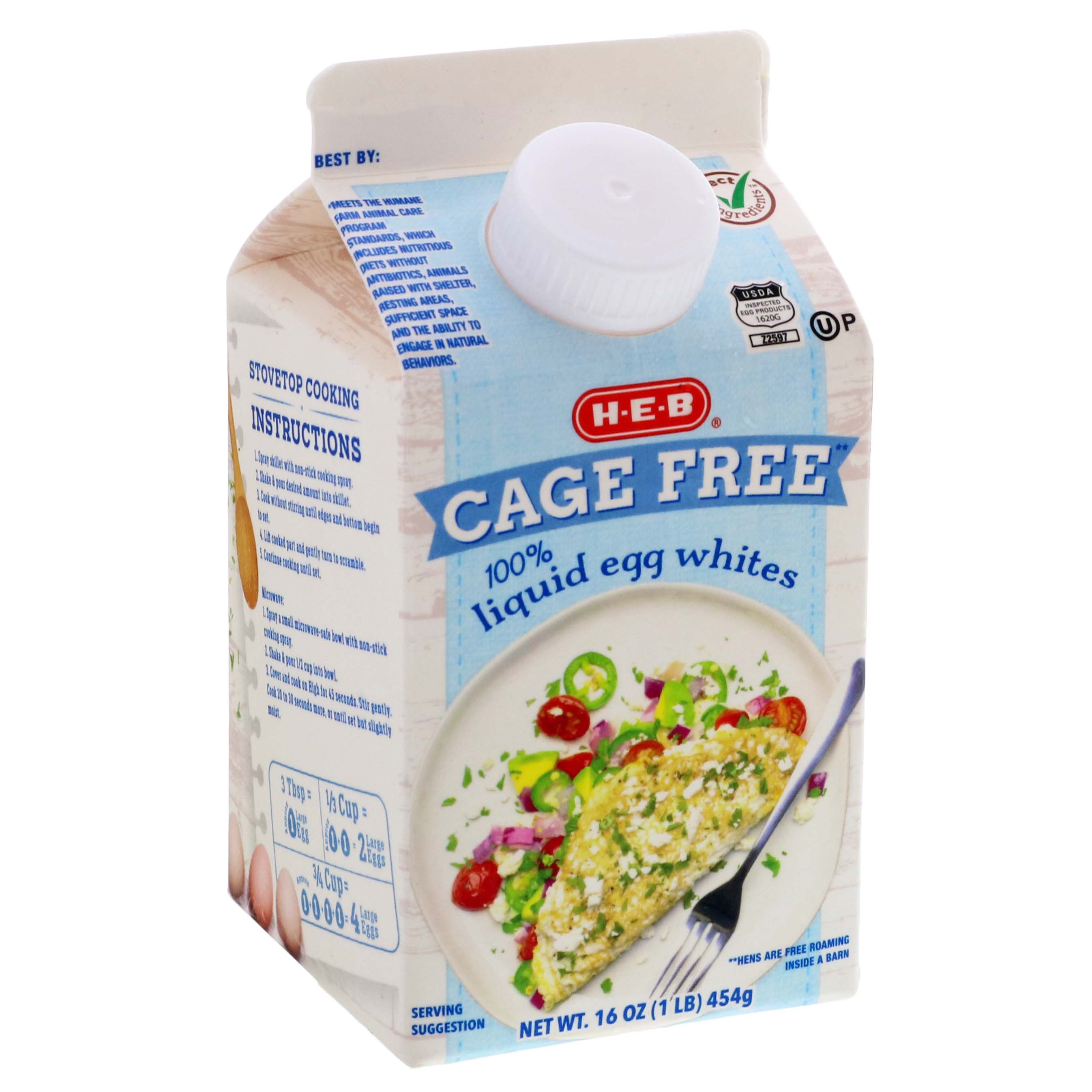 H-E-B Grade AA Cage Free Large White Eggs - Shop Eggs & Egg Substitutes at  H-E-B