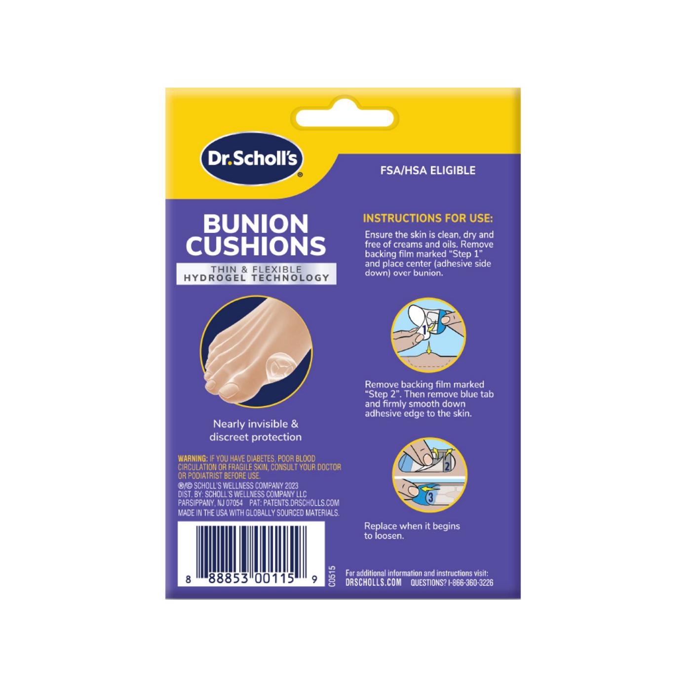 Dr. Scholl's Bunion Cushions; image 4 of 9