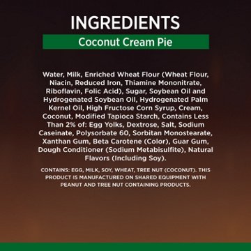 Marie Callender's Coconut Cream Pie Thaw & Enjoy Frozen Dessert, 30.3 oz