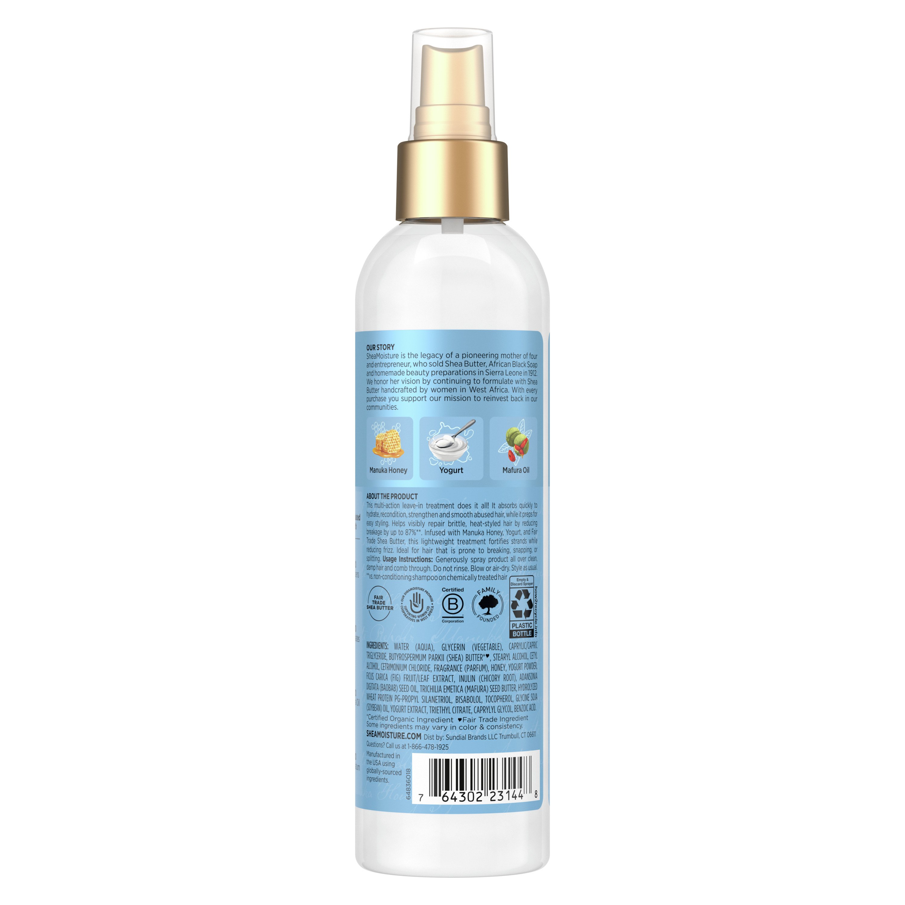 Pet Silk Manuka Honey Leave-In Conditioner 11.6oz - Detangles & Nourishes Dog & Cat Coats