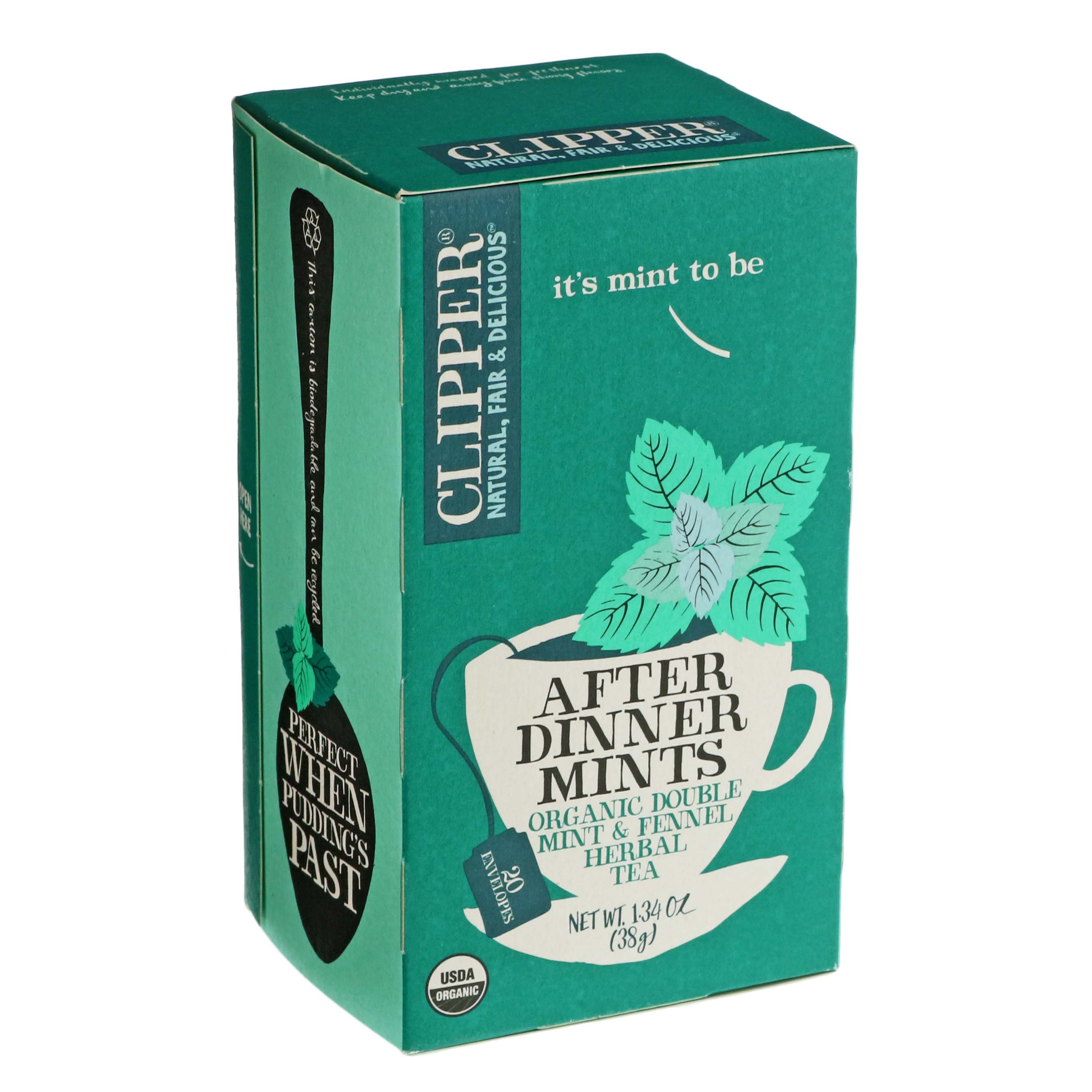 Clipper After Dinner Mints Organic Tea Bags Shop Tea at HEB