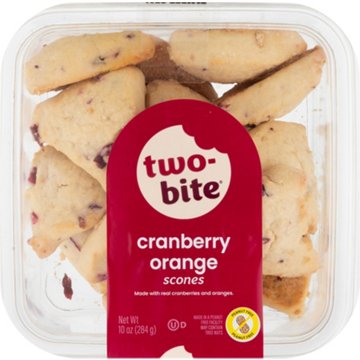 Two-Bite Orange Cranberry Scones, 10 oz