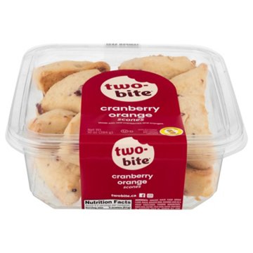 Two-Bite Orange Cranberry Scones, 10 oz