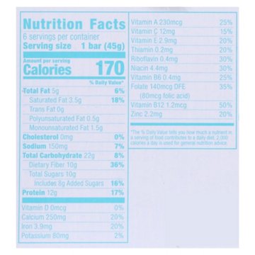 H-E-B OPTI-MEAL 12g Protein Bars - Chocolate Peanut Butter, 6 ct