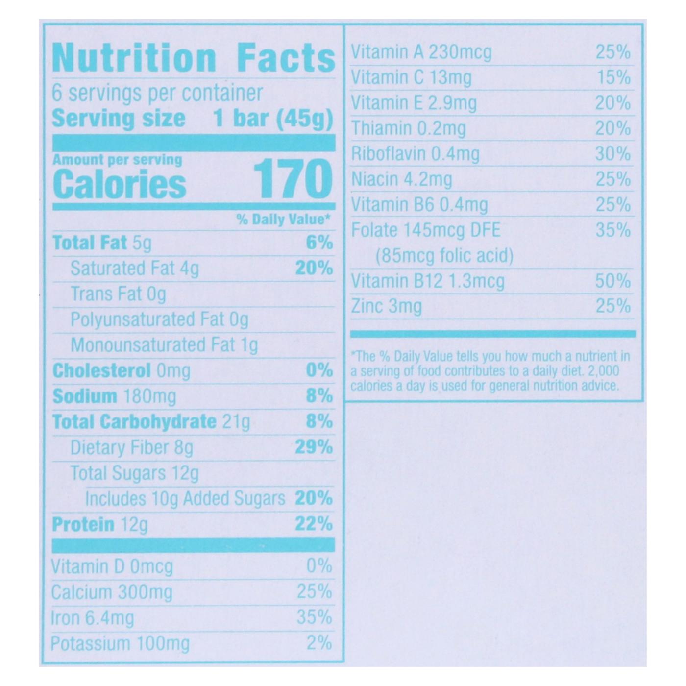 H-E-B Opti-Meal 12g Protein Bars - Double Chocolate; image 2 of 2