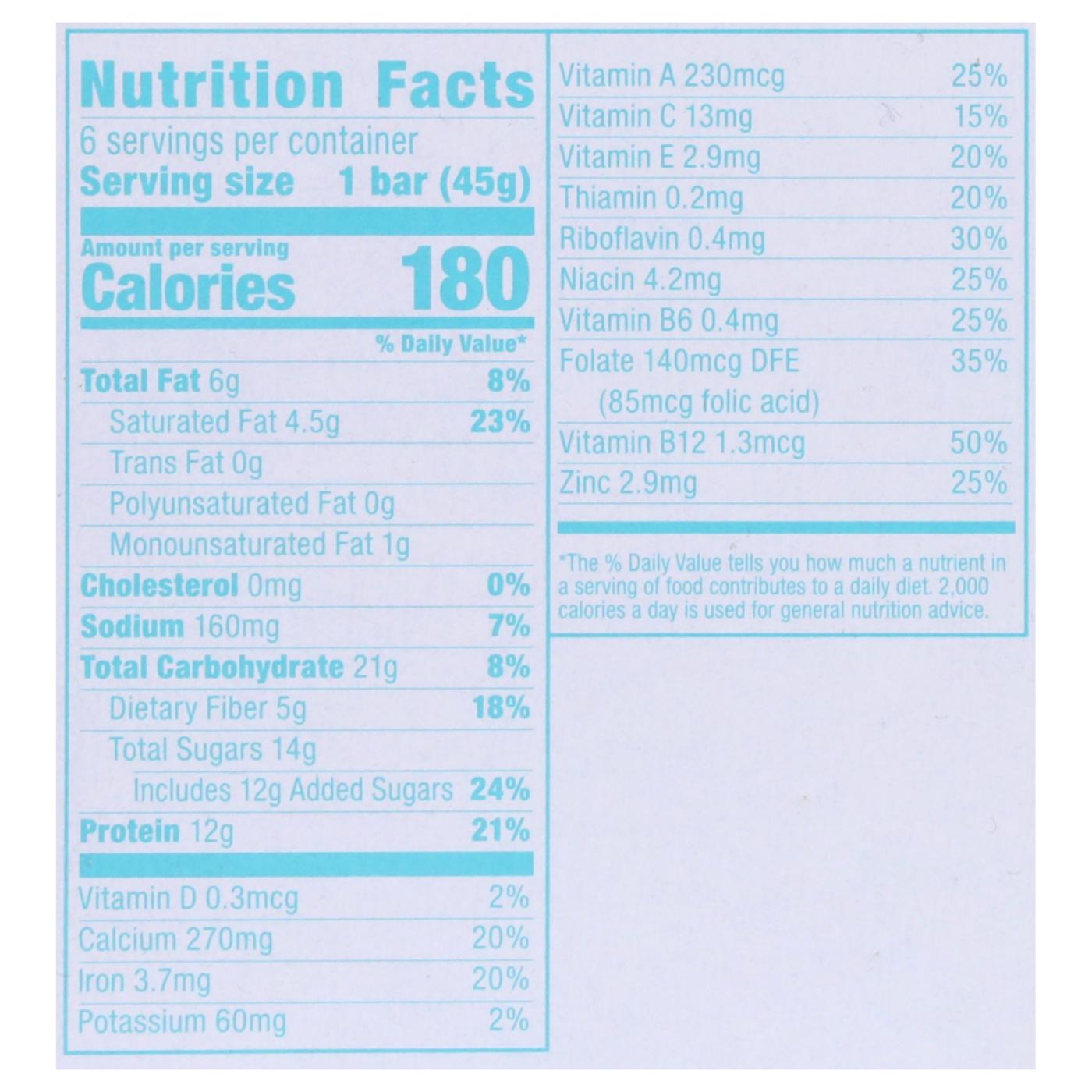 H-E-B Opti-Meal 12g Protein Bars - Strawberry; image 2 of 2