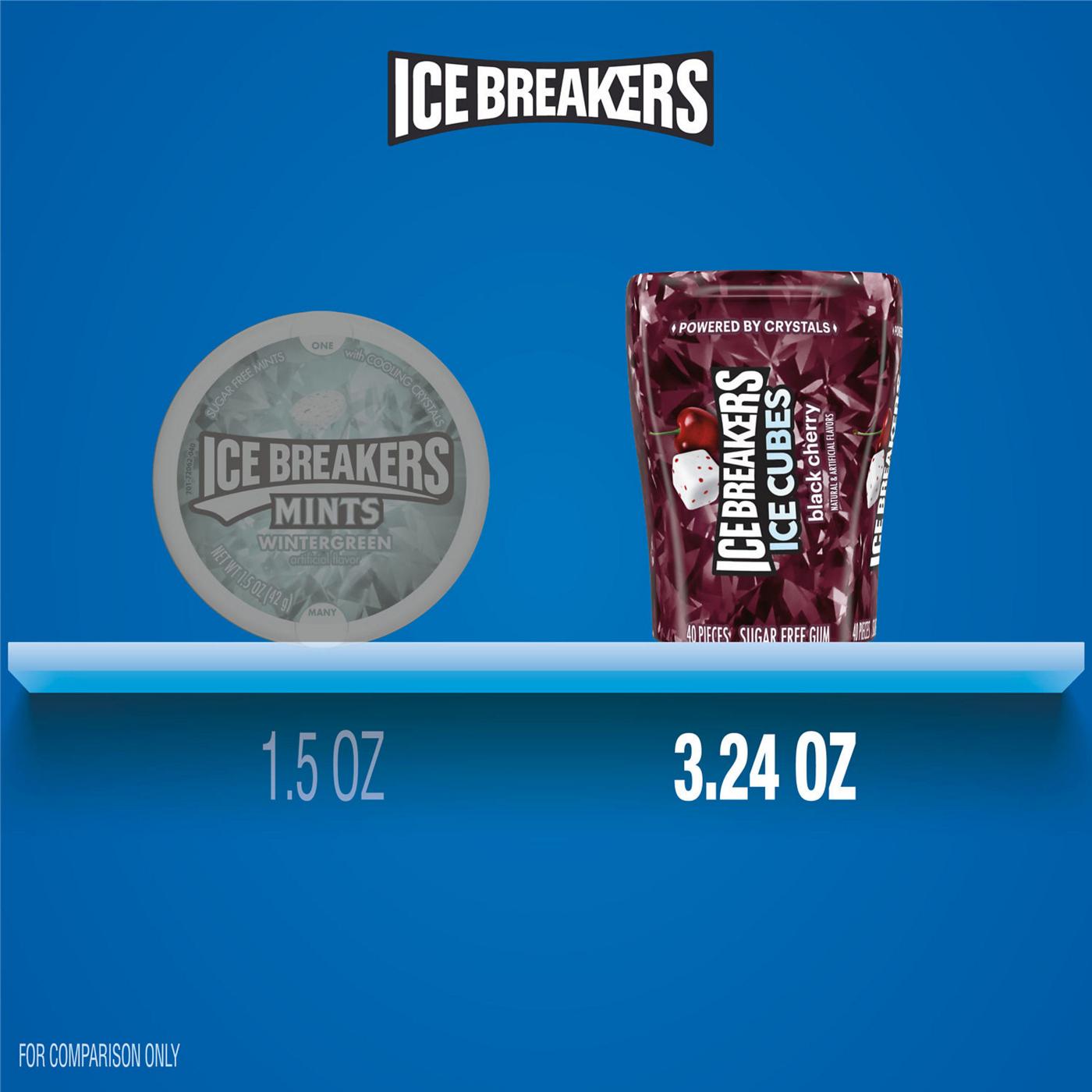 Ice Breakers Ice Cubes Black Cherry Sugar Free Chewing Gum Bottle; image 3 of 5