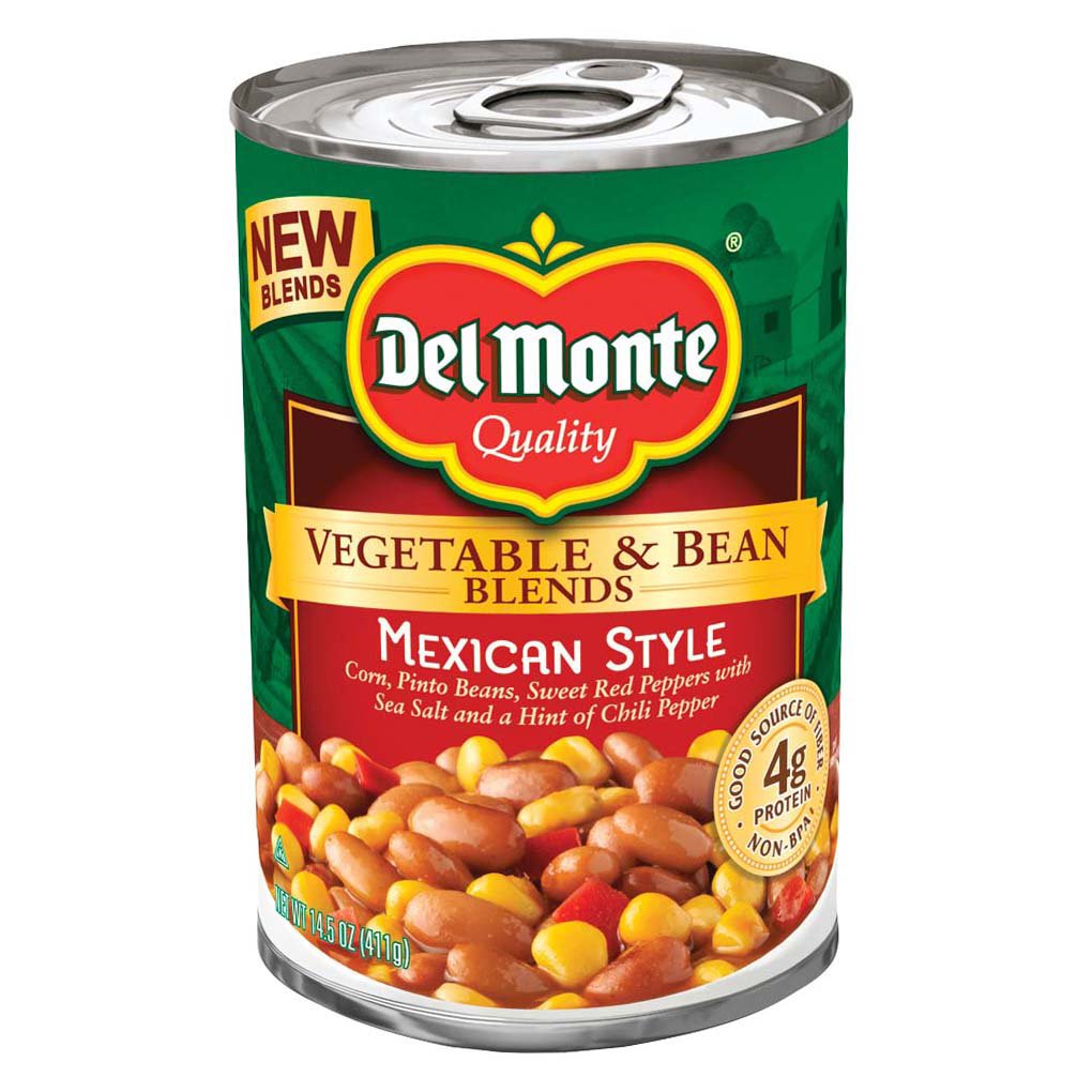 Del Monte Mexican Style Vegetable & Bean Blend Shop Vegetables at HEB
