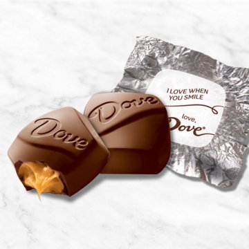Dove Promises Love Notes Caramel Milk Chocolate Valentine's Candy