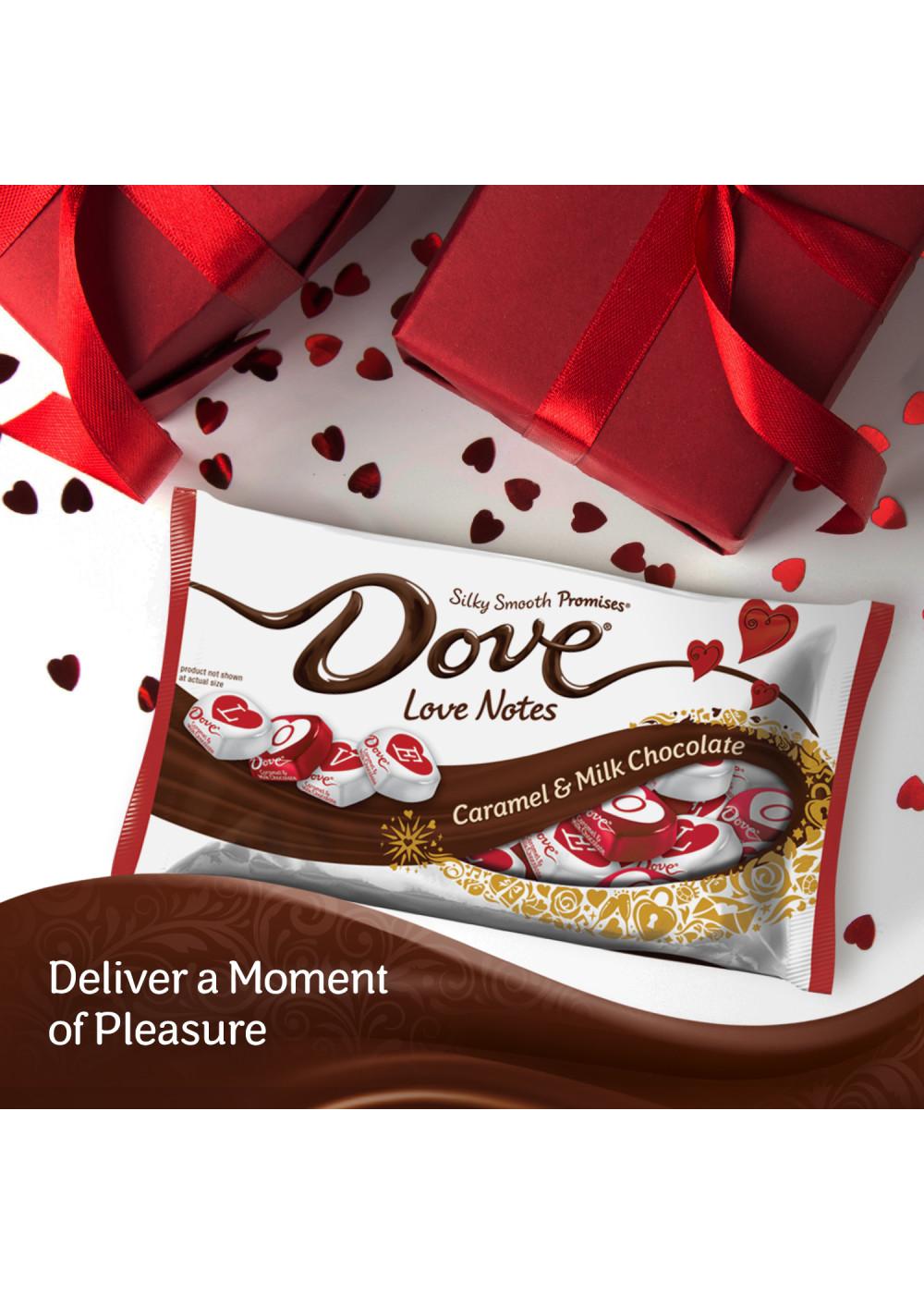 Dove Love Notes Caramel & Milk Chocolate Valentine's Candy; image 3 of 6