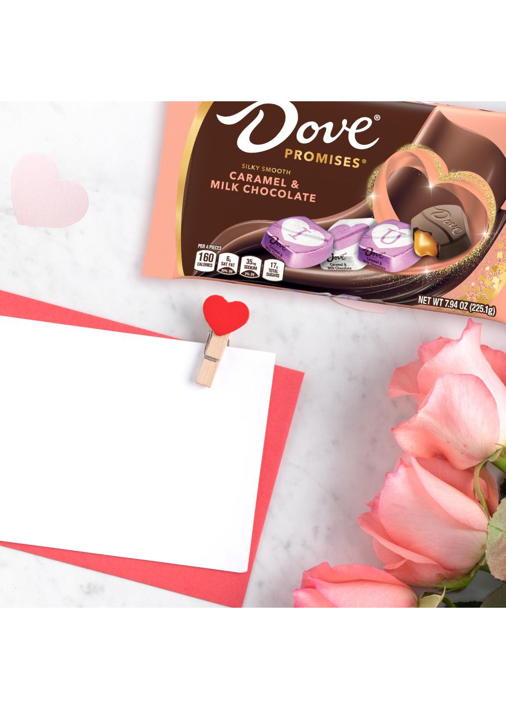 Dove Promises Love Notes Caramel Milk Chocolate Valentine's Candy; image 7 of 7