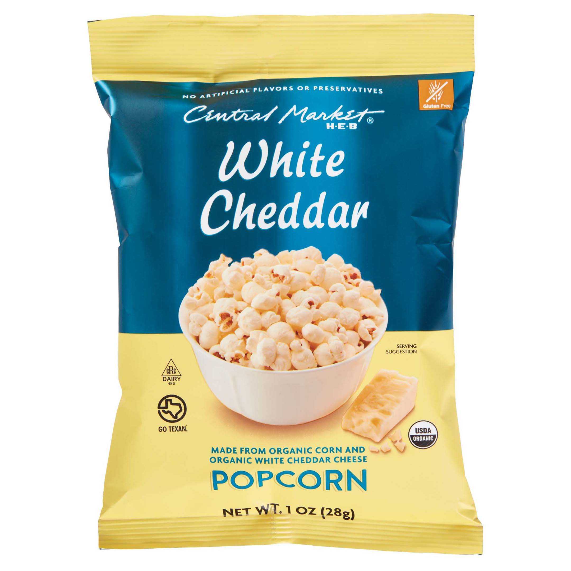 Central Market White Cheddar Popcorn - Shop Popcorn At H-E-B