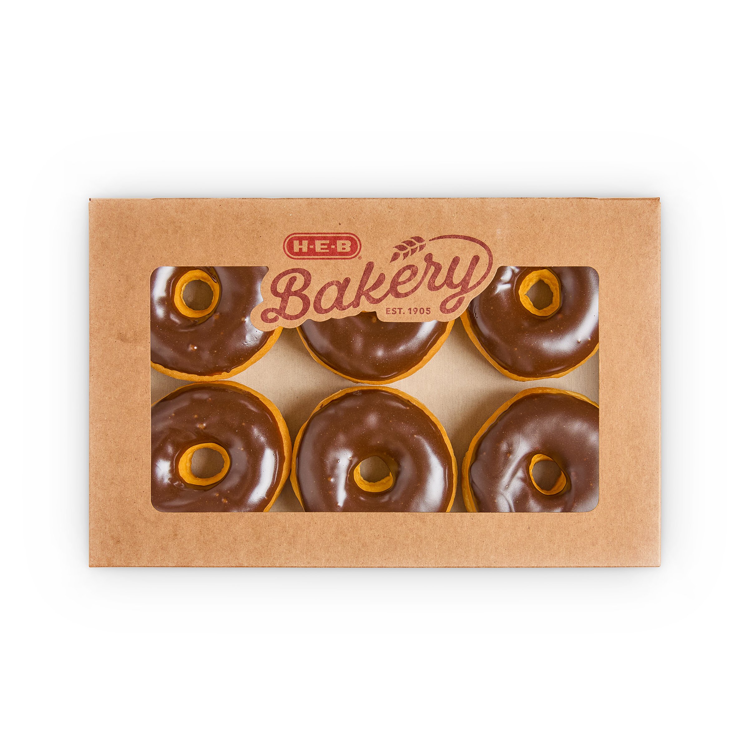 HEB Bakery Chocolate Iced Donuts Shop Desserts & Pastries at HEB