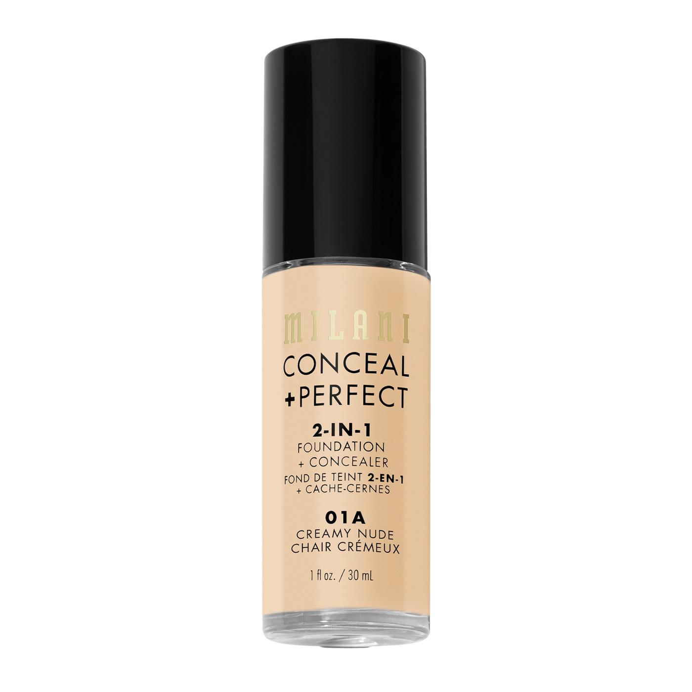 Milani Conceal + Perfect 2-in-1 Foundation + Concealer - Creamy Nude; image 1 of 9