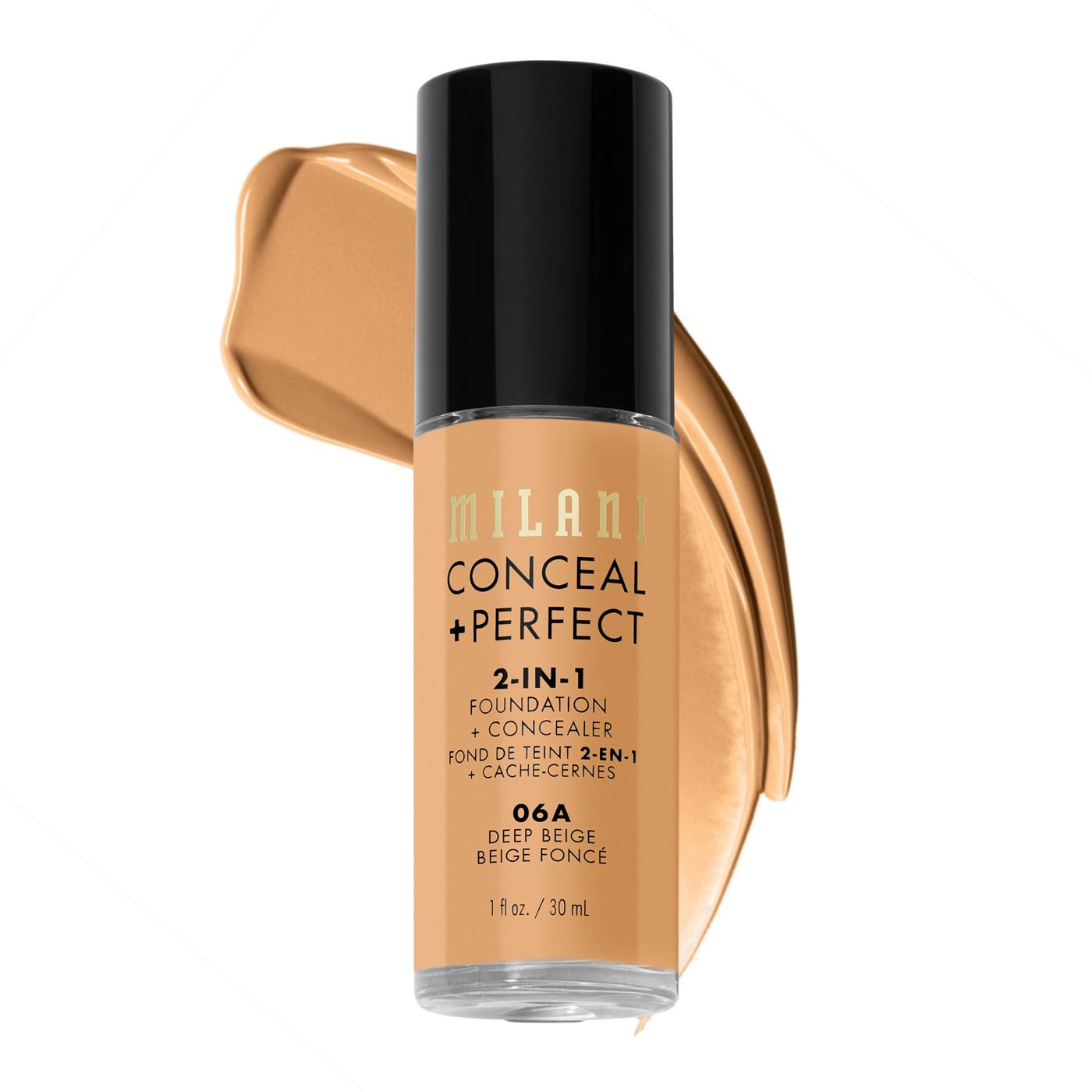 Milani Conceal + Perfect 2-in-1 Foundation + Concealer - Deep Beige; image 2 of 9