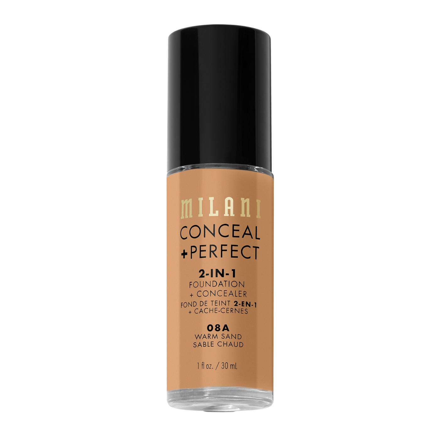 Milani Conceal + Perfect 2-in-1 Foundation + Concealer - Warm Sand; image 1 of 9