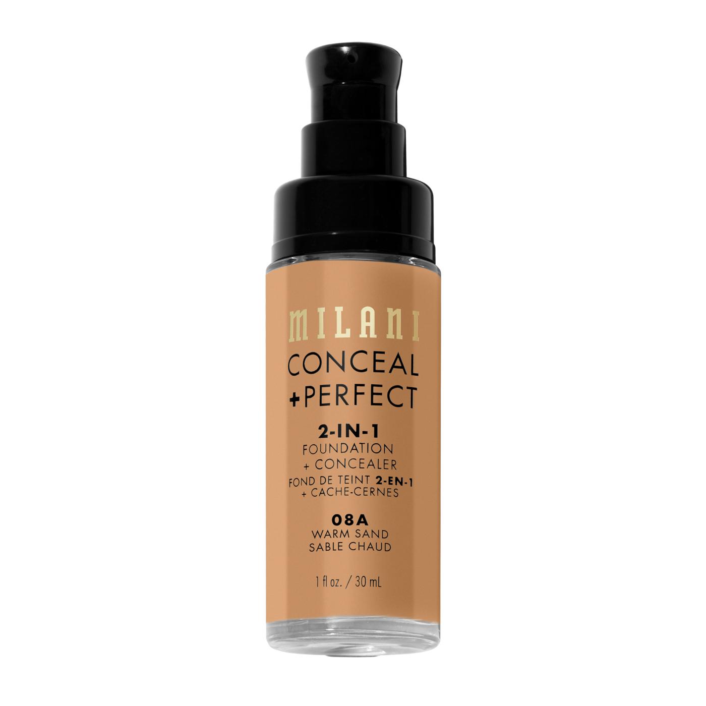 Milani Conceal + Perfect 2-in-1 Foundation + Concealer - Warm Sand; image 2 of 9