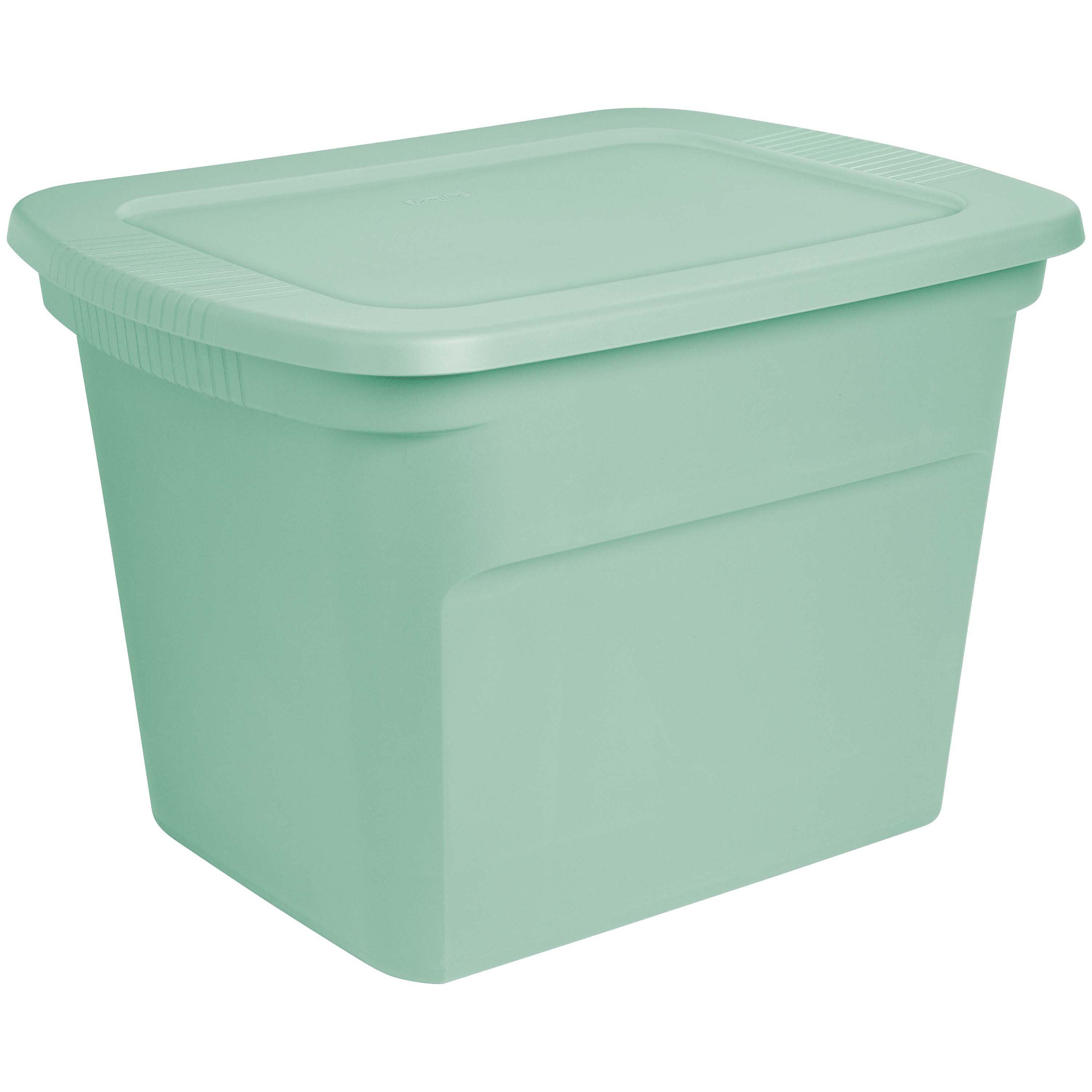 Sterilite Classic Mint Storage Tote with Lid Shop Storage Bins at HEB