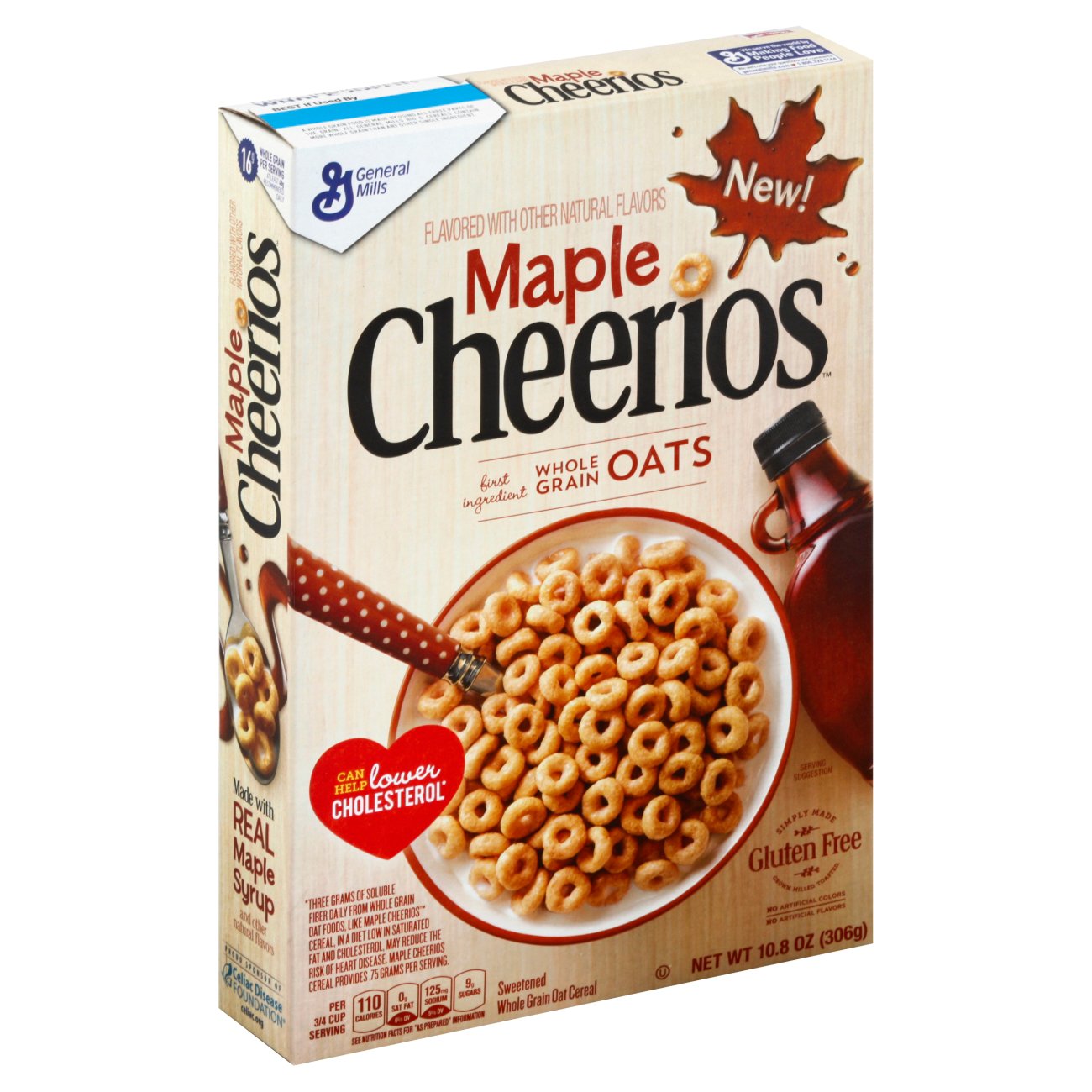 General Mills Maple Cheerios Cereal Shop Cereal at HEB
