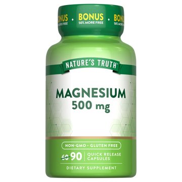 Nature's Truth Magnesium 500 mg Quick Release Capsules, 90 ct