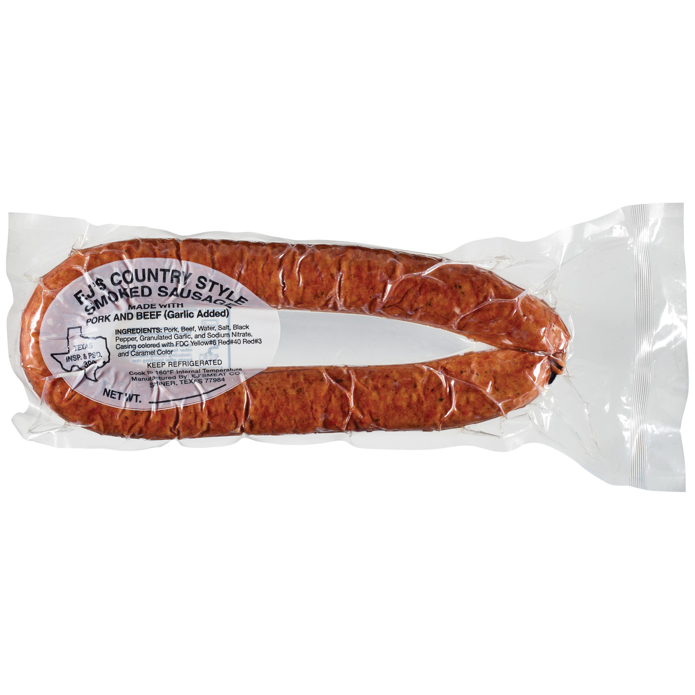 EJ's Country Style Pork & Beef Ring Sausage Shop Sausage at HEB