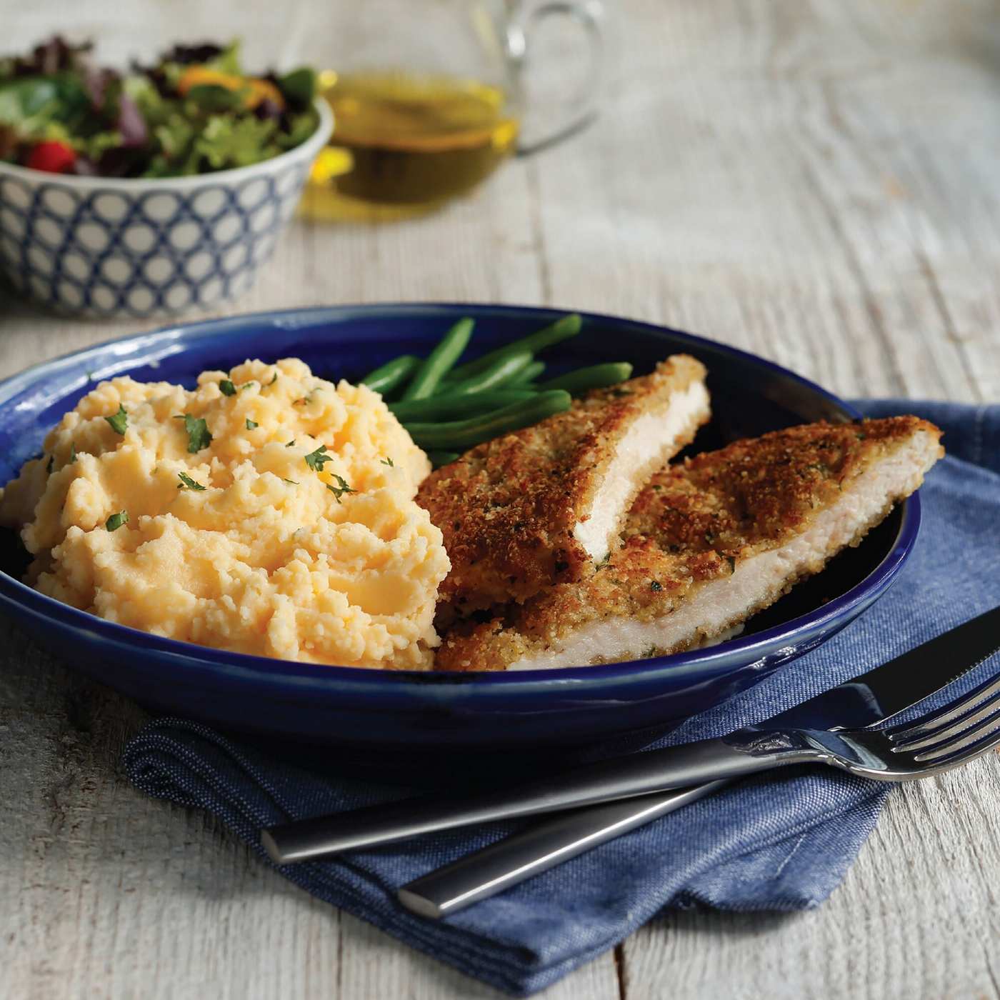 Idahoan Cheddar & Sour Cream Mashed Potatoes; image 2 of 4