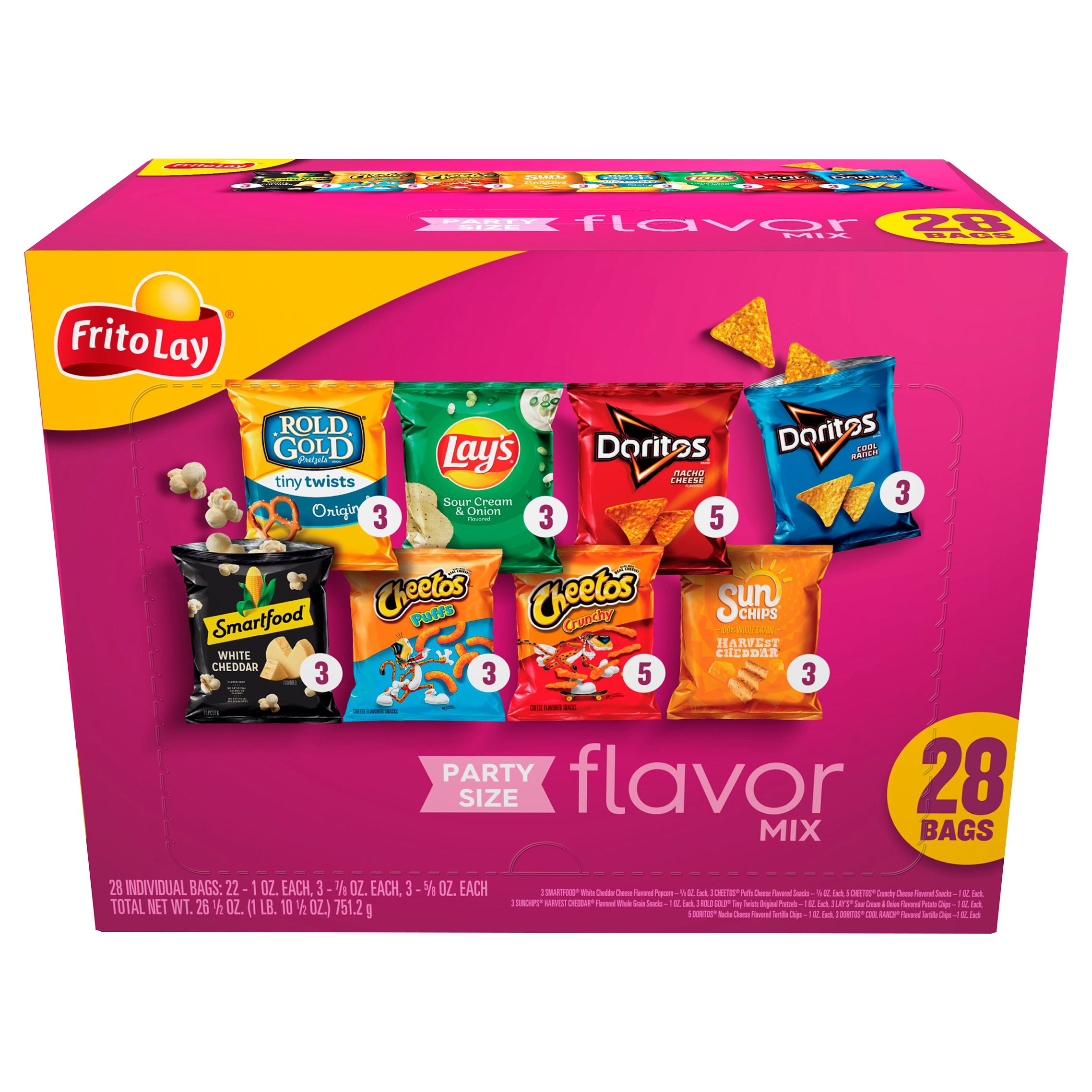 Frito Lay Flavor Mix Variety Pack Chips - Shop Chips at H-E-B