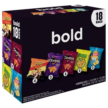 Frito Lay Bold Mix Variety Pack Snacks