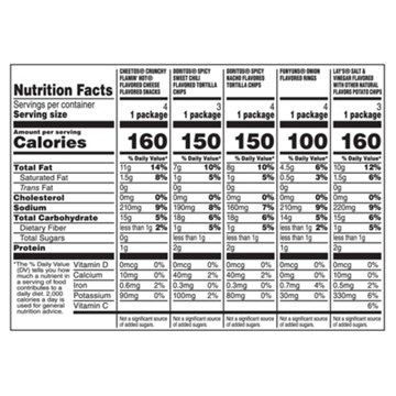 Frito Lay Bold Mix Variety Pack Snacks
