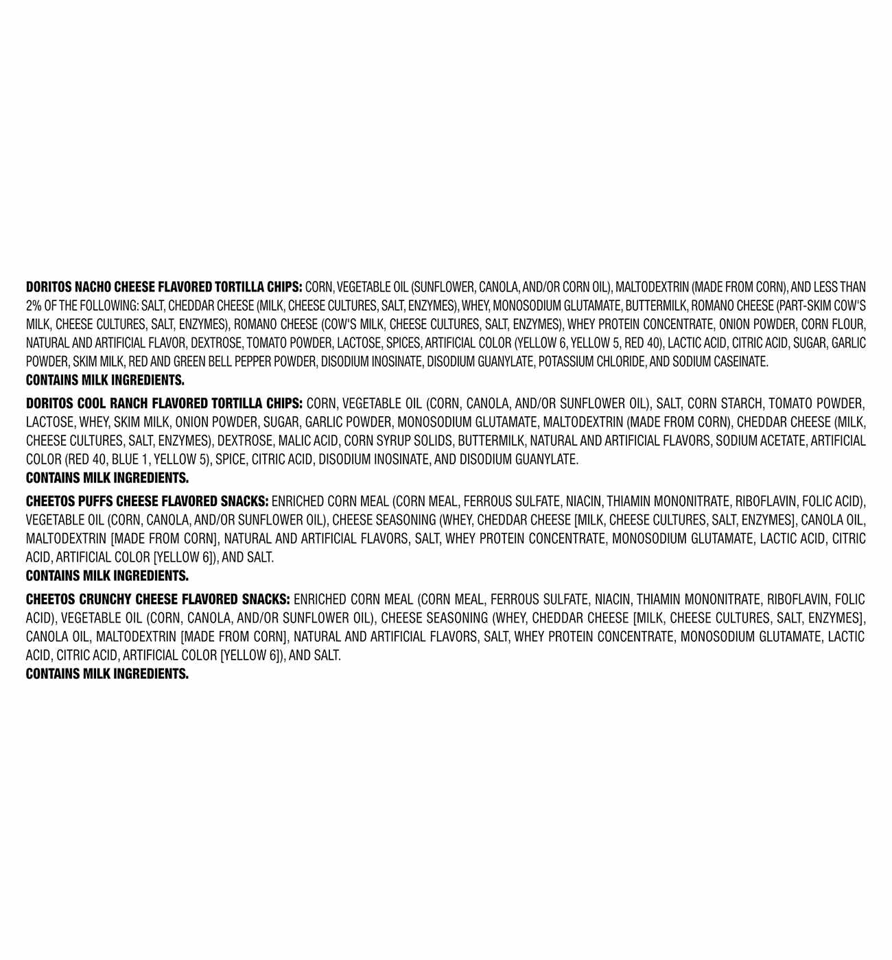 Frito Lay Doritos & Cheetos Mix Variety Pack Chips Shop Chips at HEB