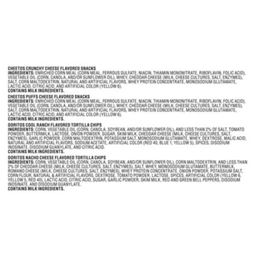 Frito Lay Doritos & Cheetos Mix Chips Multipack Bags