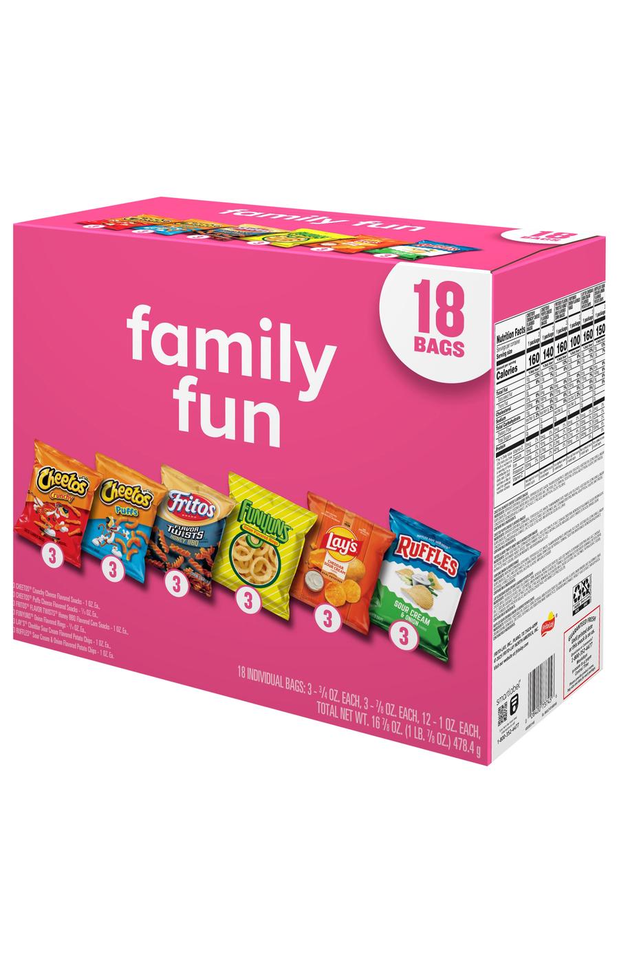 Frito Lay Family Fun Mix Chips Multipack Bags; image 2 of 5