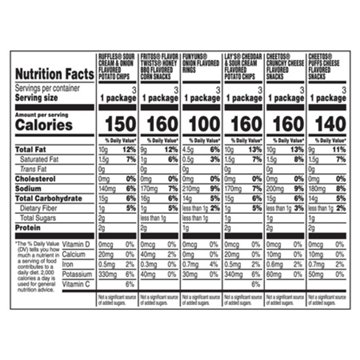 Frito Lay Family Fun Mix Chips Multipack Bags, 18 ct