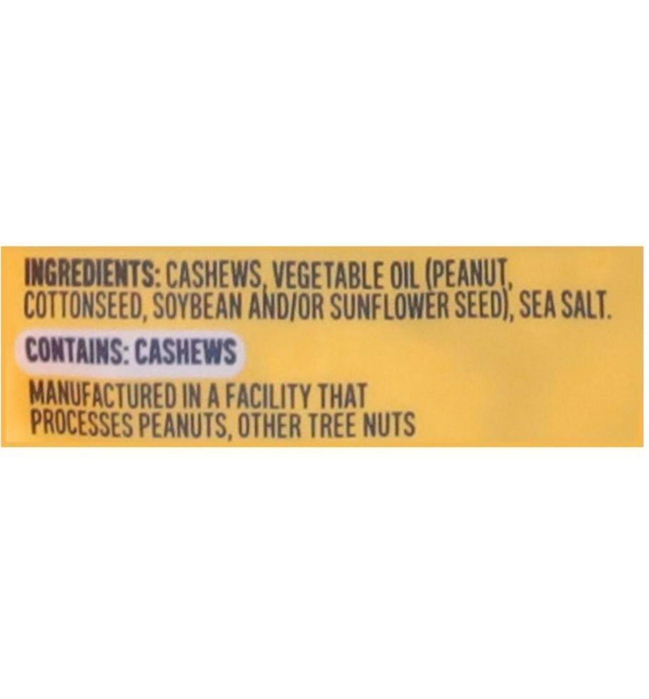 H-E-B Lightly Salted Roasted Cashew Halves & Pieces; image 5 of 5