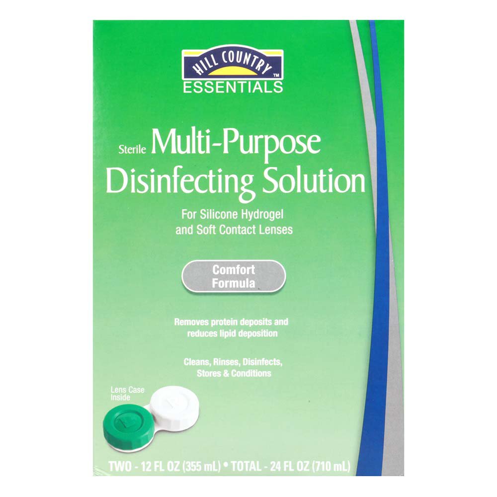 Hill Country Essentials MultiPurpose Disinfecting Solution Shop Contact lens solution & cases