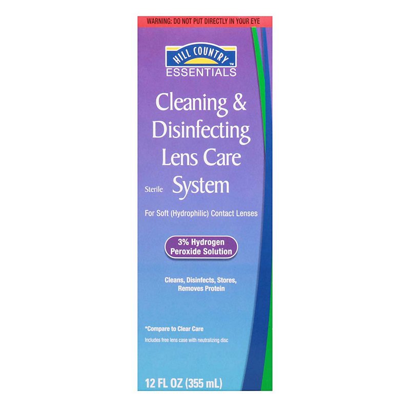 Hallo veronderstellen Bourgeon Hill Country Essentials Cleaning & Disinfecting Lens Care System - Shop Eye  & Ear Care at H-E-B