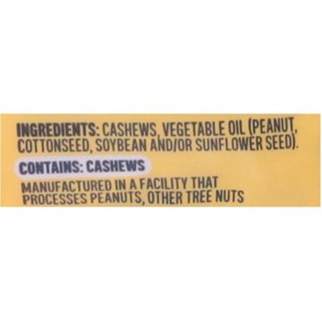 H-E-B Unsalted Roasted Cashew Halves & Pieces