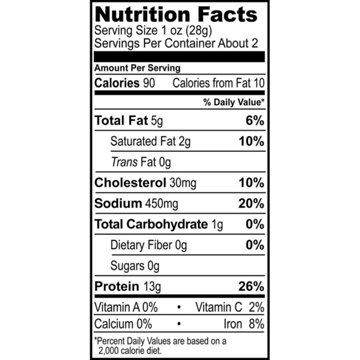Tillamook Country Smoker Zero Sugar Beef Jerky - Original, 2.2 oz