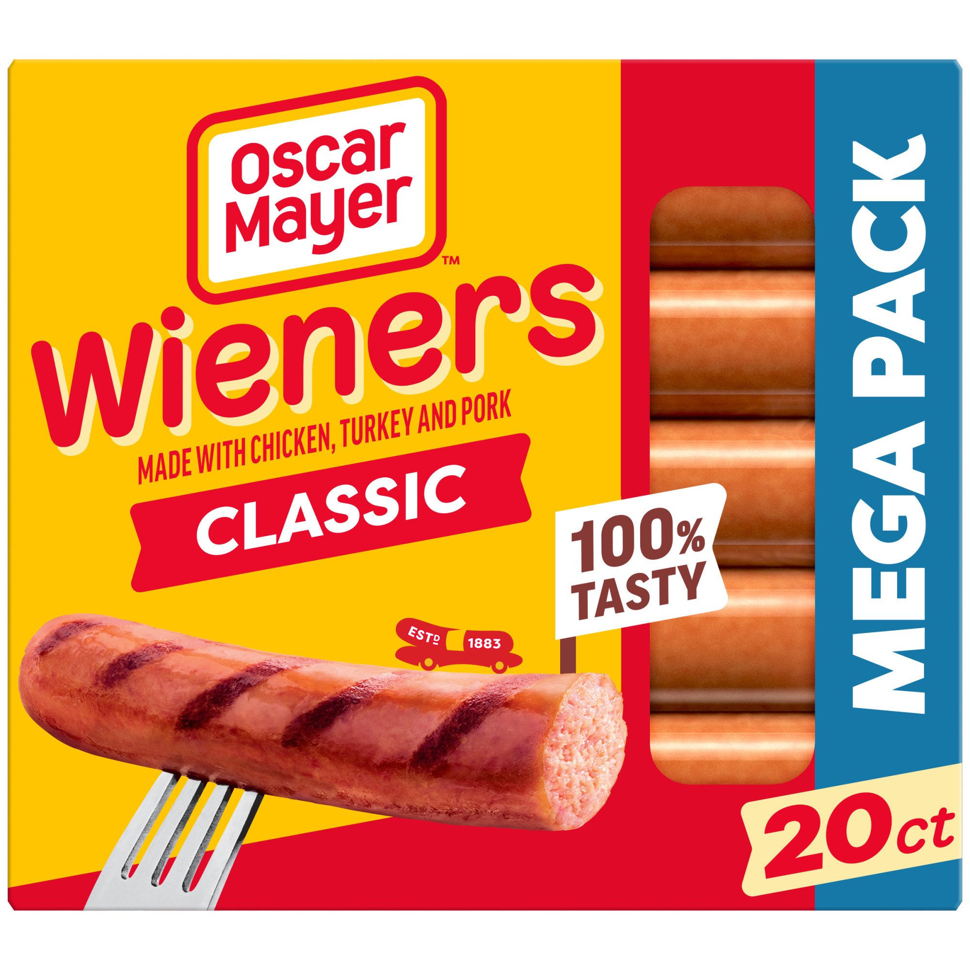 Oscar Mayer Turkey Uncured Franks Case