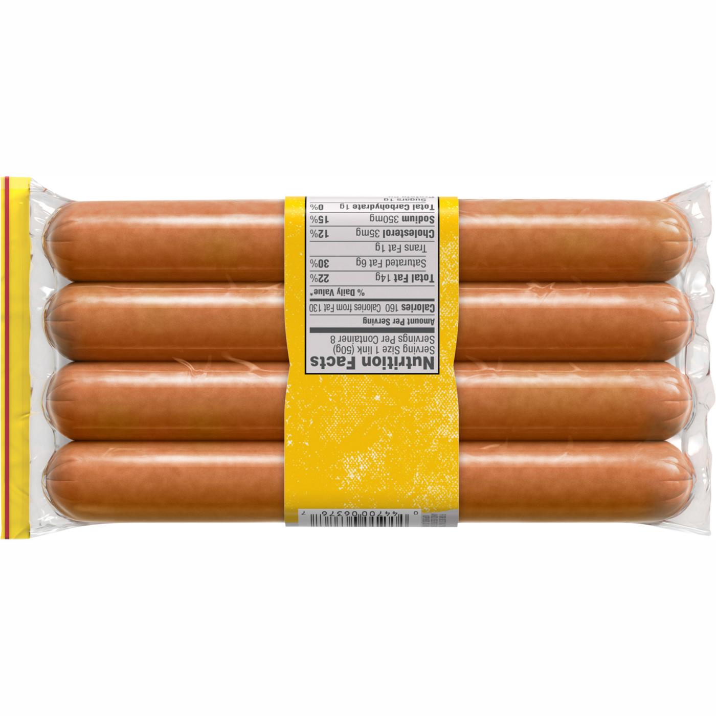 Oscar Mayer Natural Bun-Length Uncured Angus Beef Franks Hot Dogs; image 4 of 6