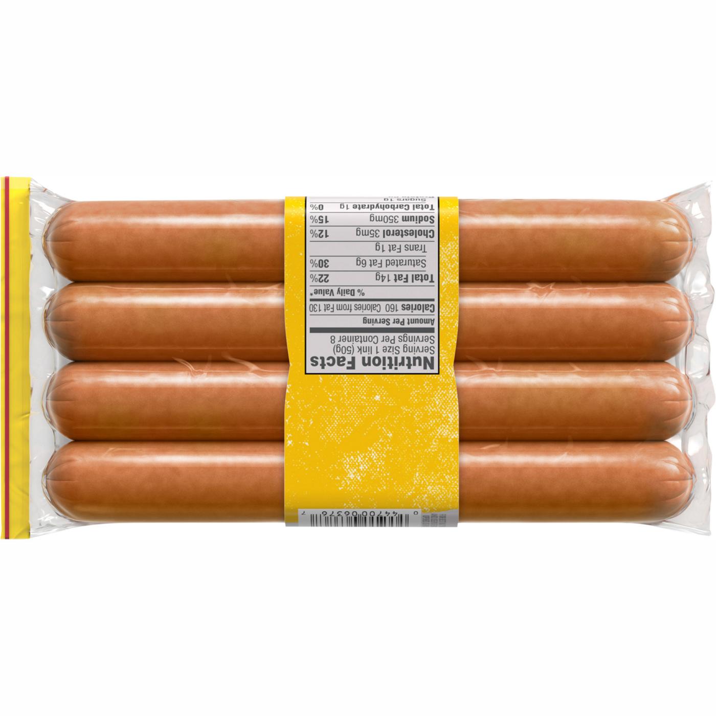 Oscar Mayer Natural Bun-Length Uncured Angus Beef Franks Hot Dogs; image 5 of 6