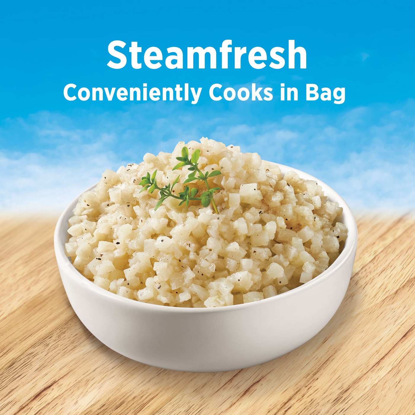 Birds Eye Steamfresh Roasted Garlic Riced Cauliflower - Shop Entrees